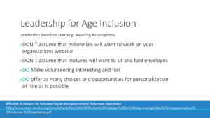 intergenerational volunteer program