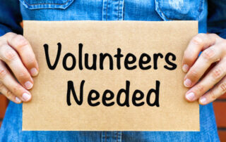 volunteer recruitment strategies sign