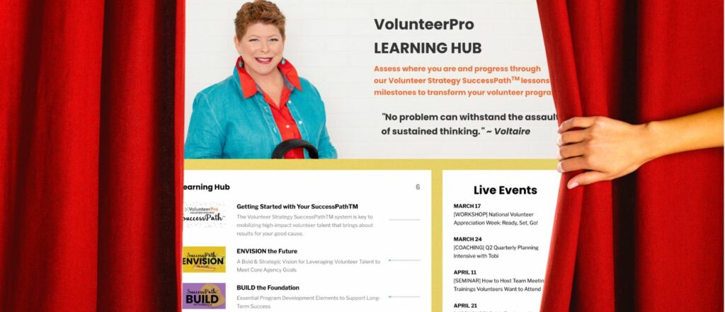 volunteerpro membership - peek behind the curtain